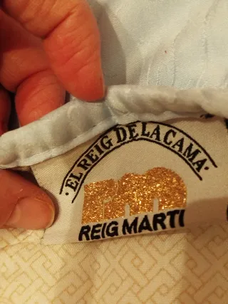 Edredón Reig Marti 90cm Azul