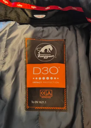 Chaqueta Moto Furygan Carter Negra