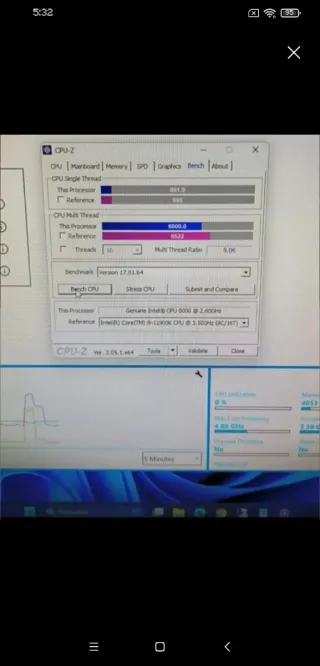 Caja Matx + Placa Base y CPU 11980hk + Disipador