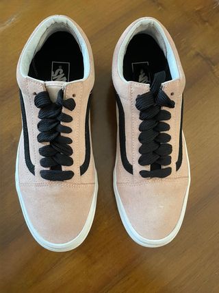 Scarpe Vans Old Skool Uomo Rosa Nero Taglia 43