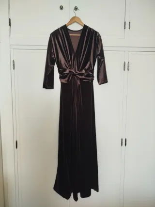 Mono Terciopelo Marrón Chocolate Talla Única