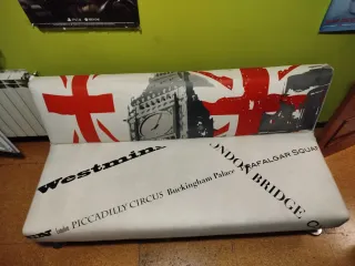 Sofá Cama Plegable Diseño Union Jack