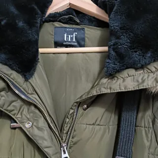 Abrigo Zara verde Talla xs