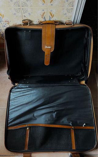 Maleta de viaje vintage Rodelle marrón