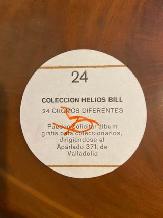 Cromo Helios Bandido Nº 24