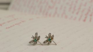 Pendientes Plata 925 con Esmeralda