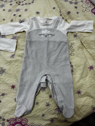 2 Conjuntos Bebé Gemelos 3-6 Meses Oveja