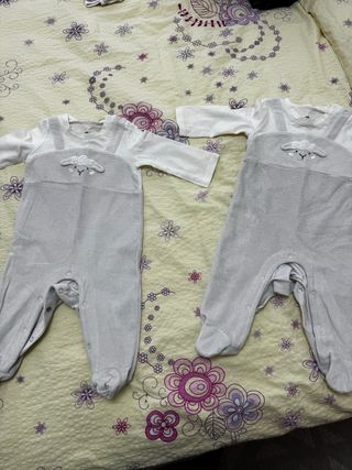 2 Conjuntos Bebé Gemelos 3-6 Meses Oveja