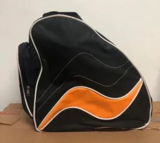 Bolsa para patines negra y naranja