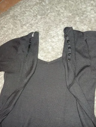 Abito lana rasata grigio