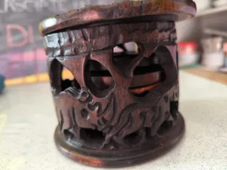 Set sottobicchieri e sotto bottiglia artigianale