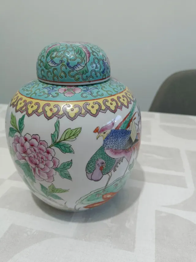 Tibor chino decorativo años 70