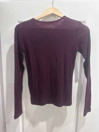 Camiseta manga larga de Zara