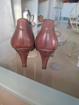 Botines Fosco Marrones con Cordones