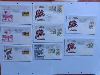 1979 SOBRES DE PRIMER DIA CON SELLOS ESPAÑA.