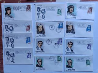 1979 SOBRES DE PRIMER DIA CON SELLOS ESPAÑA.