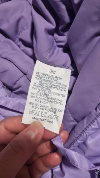 Tuta invernale bambina 3 mesi