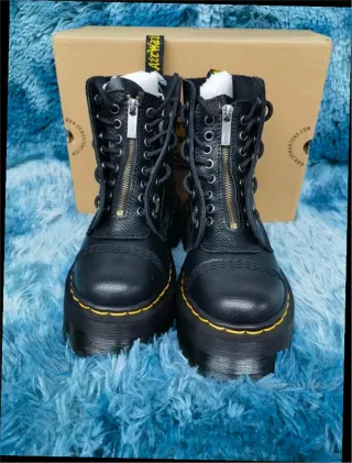 Botas Dr. Martens Negras Cremallera