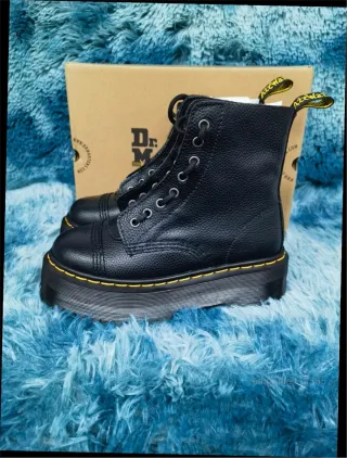 Botas Dr. Martens Negras Cremallera