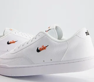 Nike sneakers bianche arancioni