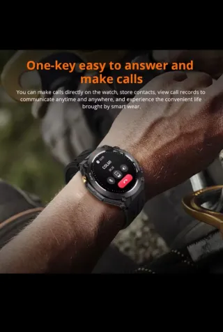 Reloj Inteligente GPS Hombre Negro