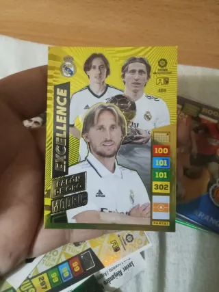 Cromo Modric Excellence Balón de Oro