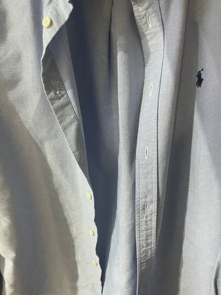 Camisa Oxford Azul Polo Ralph Lauren T 16