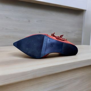 Nuevas botas altas cuña flecos . Marrón n37