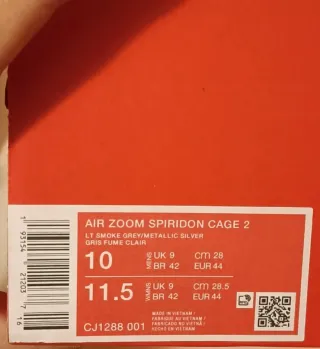 T44 Nike Air Zoom Spiridon Cage 2