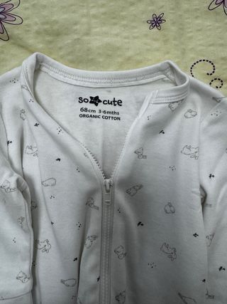 2 Pijamas Bebé Gemelos 3-6 Meses