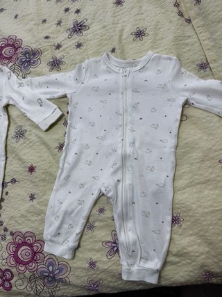 2 Pijamas Bebé Gemelos 3-6 Meses