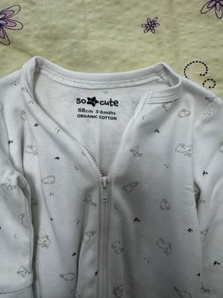 2 Pijamas Bebé Gemelos 3-6 Meses