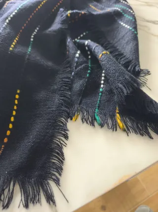 Sciarpone uomo con frange