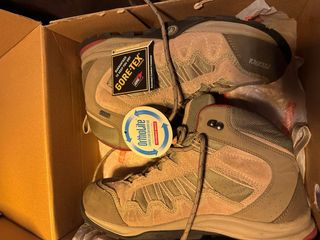 Scarponcini Tecnica Gore-Tex Trekking Beige/Grigio