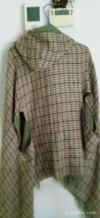 Blazer capa a cuadros