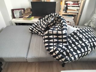 Butaca Cama Mallorca Tela y Metal.