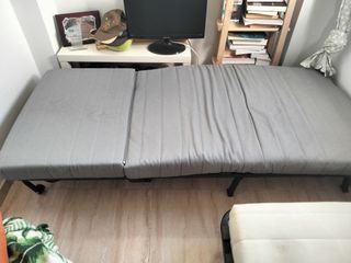 Butaca Cama Mallorca Tela y Metal.