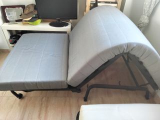 Butaca Cama Mallorca Tela y Metal.