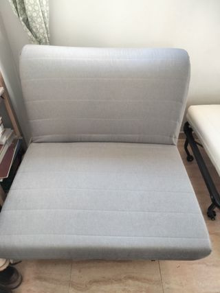 Butaca Cama Mallorca Tela y Metal.