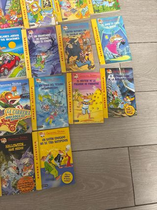 ESCUCHO OFERTAS libros geronimo stilton  18 libros
