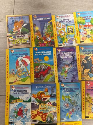 ESCUCHO OFERTAS libros geronimo stilton  18 libros