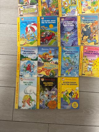 ESCUCHO OFERTAS libros geronimo stilton  18 libros