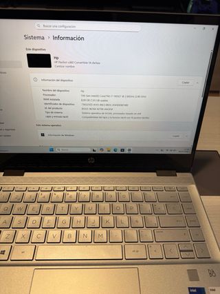 HP Pavilion x360 Convertibile 14dw1021ns Argento