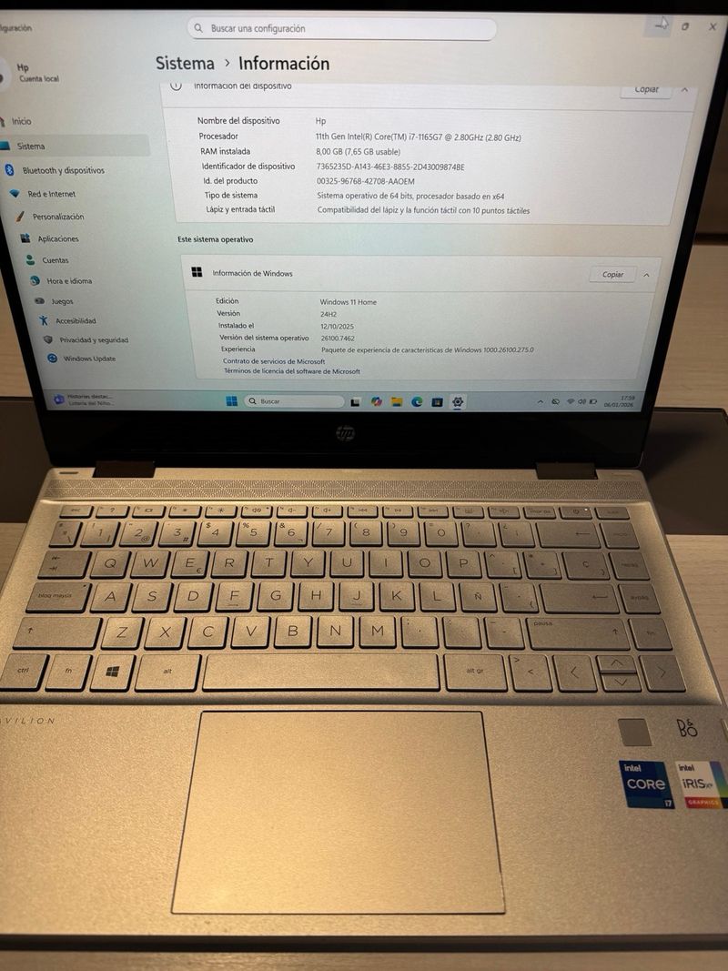 HP Pavilion x360 Convertible 14dw1021ns Plata afbeelding 5