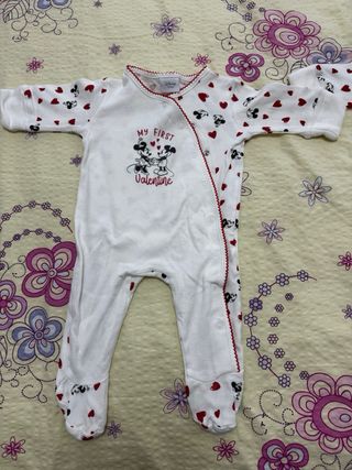 2 Pijamas Disney bebés gemelos 0-1 mes