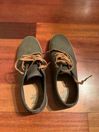 Zapatos Lefties Verde/Marrón Talla 41 Nuevos