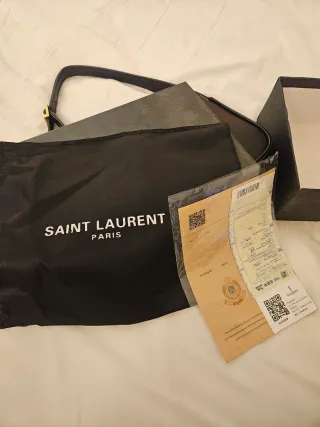 Bolso hombro YSL Negro