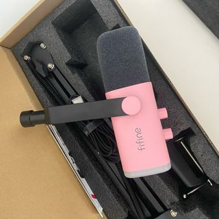 Micrófono Fifine AM8 Rosa y Negro