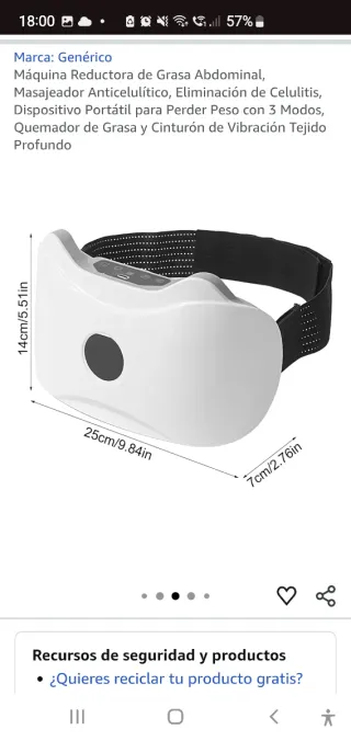 Máquina Reductora Grasa Abdominal