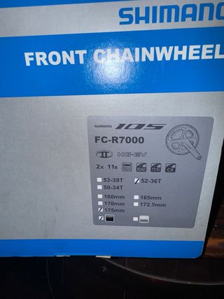 pack de piezas para bicicleta